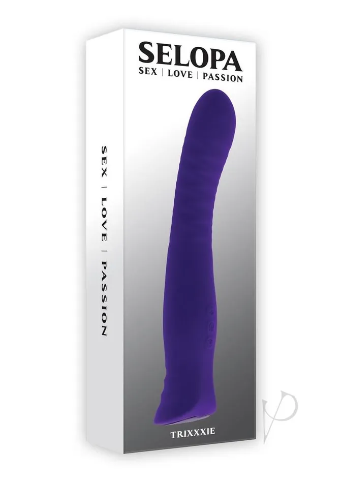 Selopa Vibrators Selopa Trixxie Rechargeable Silicone Vibrator Purple