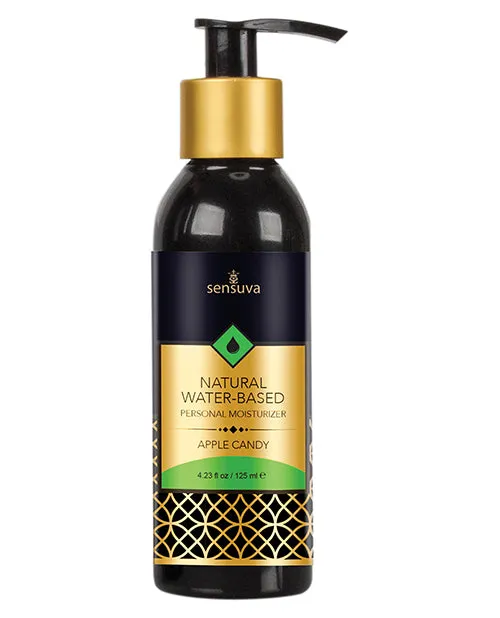 Sensuva Natural Water Based Apple Candy Flavored Lubricant 423oz Sensuva Lubricants Sexual Health Wellbeing