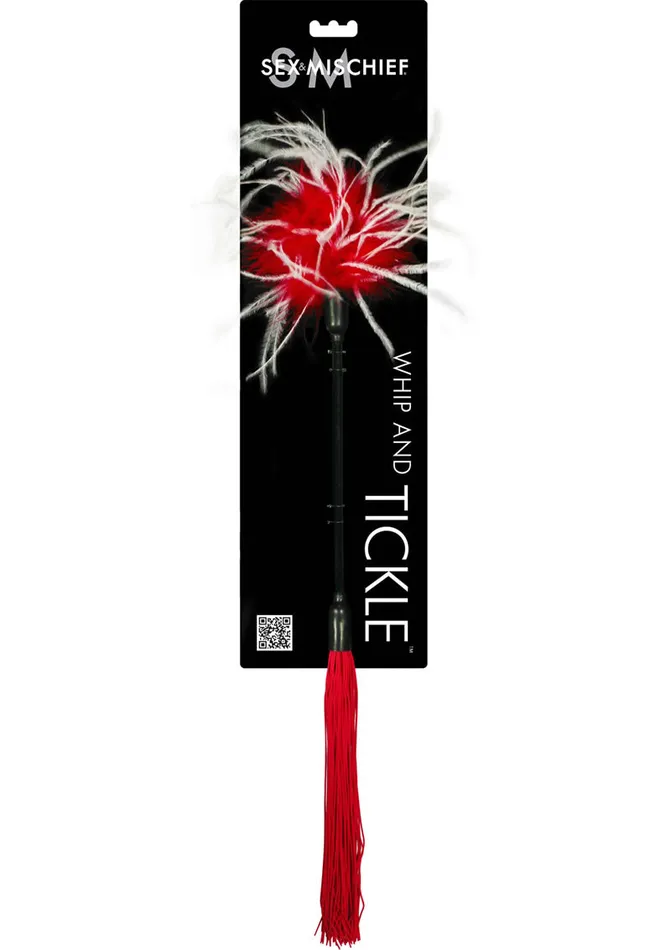 Sex And Mischief Vibrators Sex and Mischief Whip and Tickle RedWhite