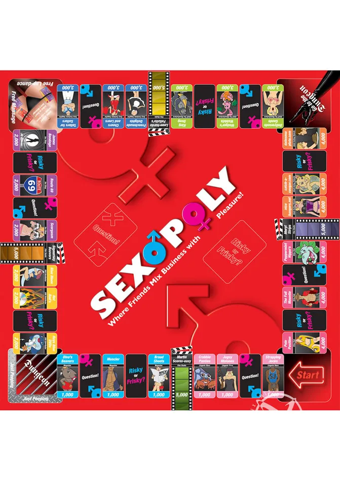 Sexopoly Board Game Creative Conceptions Games Sexopoly Board Game Creative Conceptions Games