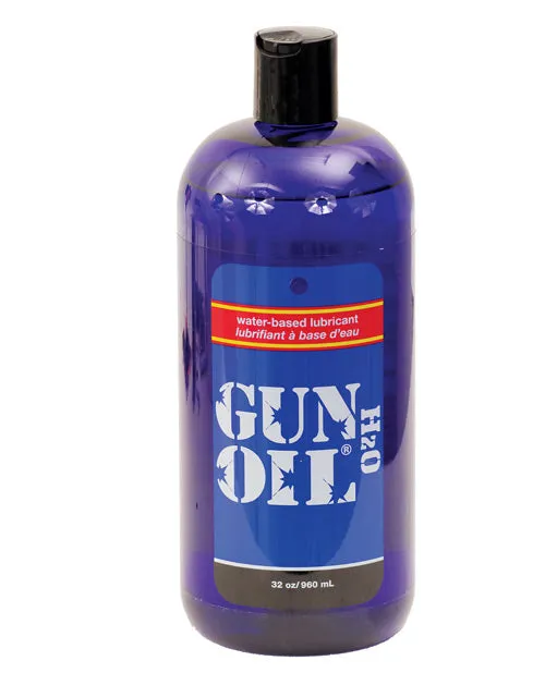Sexual Health Wellbeing Gun Oil Gun Oil H2O Water Based Lubricant 32oz