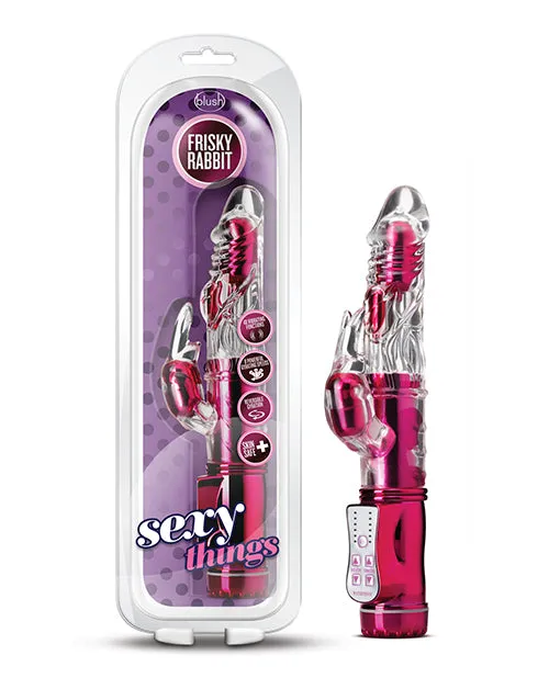 Sexy Things Vibrators Sexy Things Frisky Rabbit Vibrator Pink Sexy Things Vibrators Sexy Things Frisky Rabbit Vibrator Pink