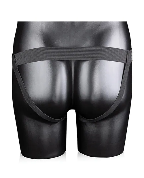 Shots Ouch 8 Ribbed Hollow Strap On wBalls Black Ouch Female Sex Toys Shots Ouch 8 Ribbed Hollow Strap On wBalls Black Ouch Female Sex Toys