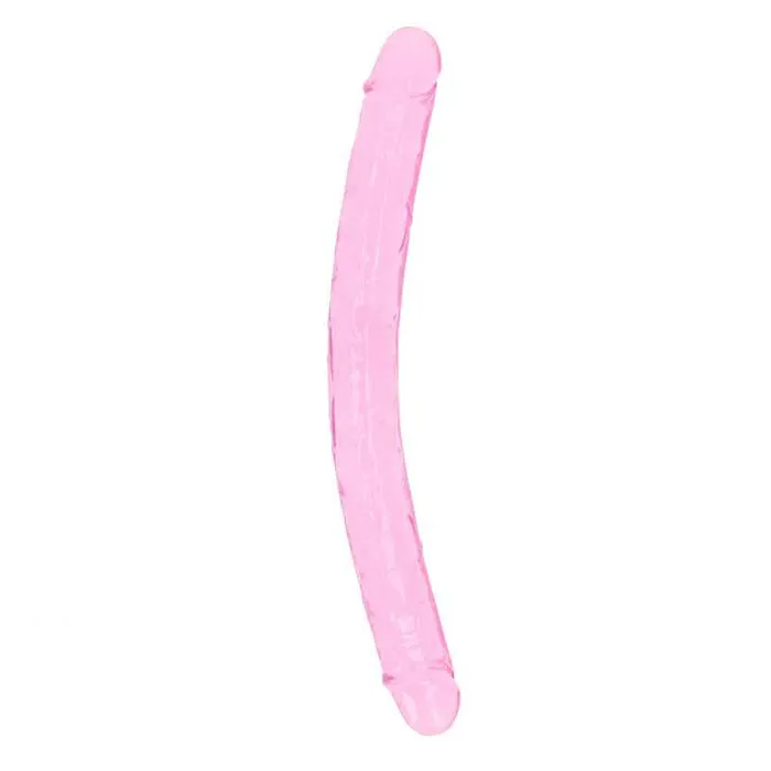 Shots Toys Dildos REALROCK 18 Inch Double Dong Pink