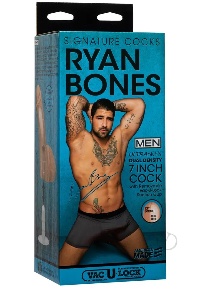 Signature Cocks Dildos Signature Cocks Ryan Bones Dildo 7in Vanilla