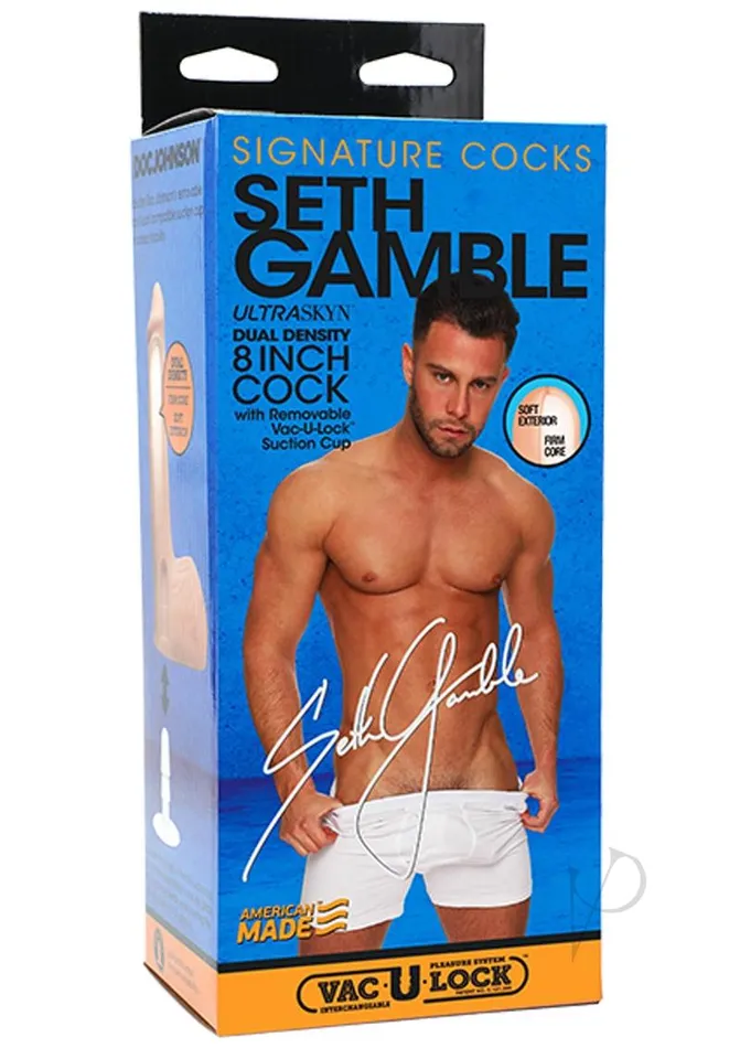 Signature Cocks Dildos Signature Cocks Seth Gamble Dildo 8in Vanilla