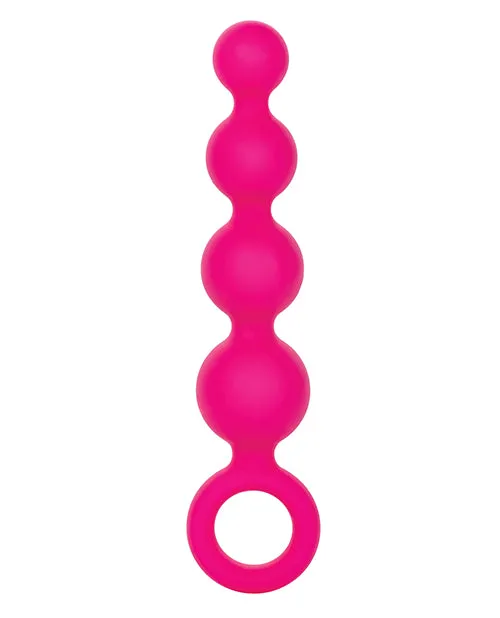 Silicone Booty Anal Beads Pink Beads Anal