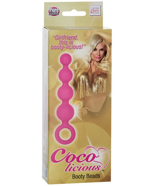 Silicone Booty Anal Beads Pink Beads Anal
