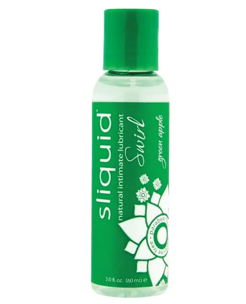 Sliquid Lubricants Sliquid Naturals Swirl Lubricant 2 oz Green Apple
