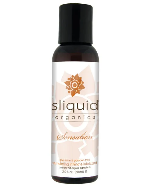 Sliquid Lubricants Sliquid Organics Sensations Botanically Infused Stimulating Intimate Glide Lubricant 2oz
