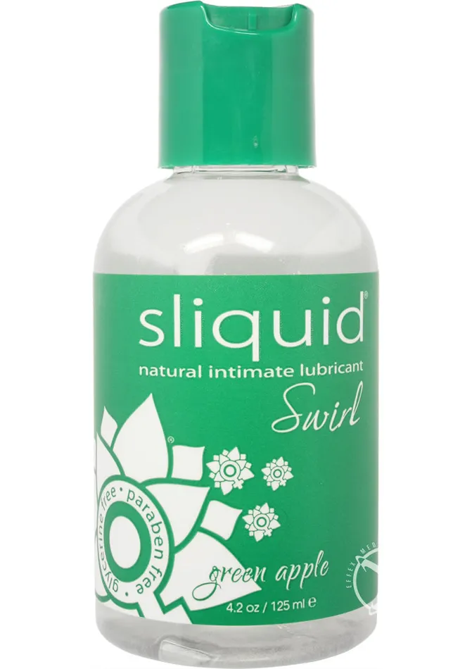 Sliquid Sliquid Naturals Swirl Water Based Flavored Lubricant Green Apple Tart 42oz Lubricants Sliquid Sliquid Naturals Swirl Water Based Flavored Lubricant Green Apple Tart 42oz Lubricants