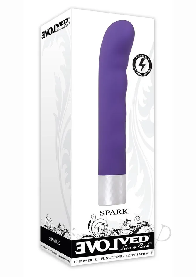 Spark GSpot Vibrator Purple Evolved Vibrators