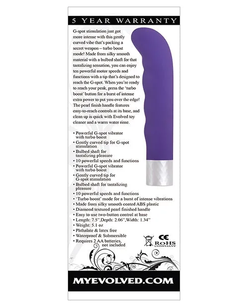 Spark GSpot Vibrator Purple Evolved Vibrators