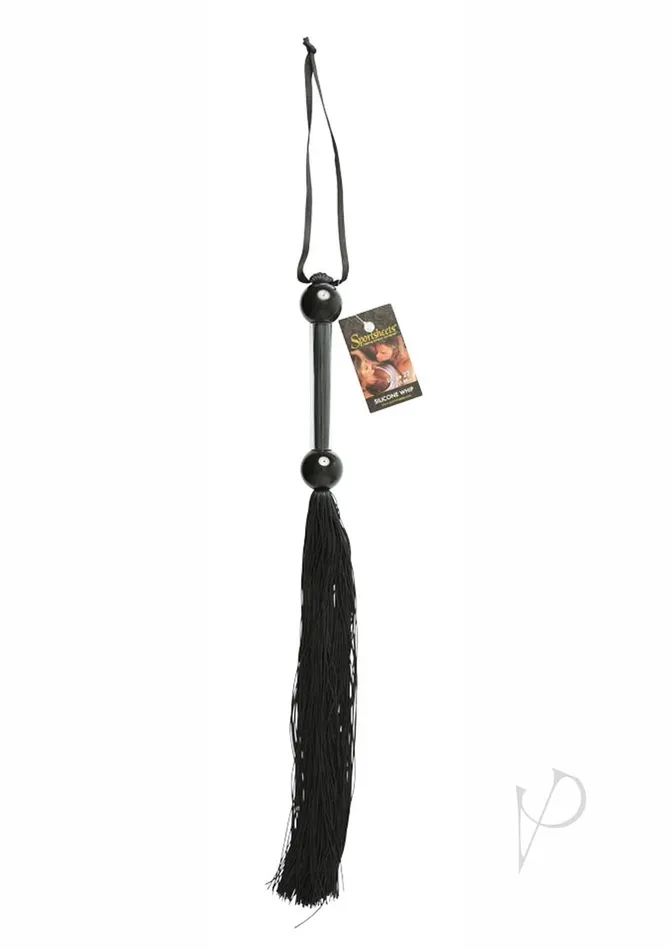 Sportsheets Large Rubber Whip 22in Black Sportsheets Dildos