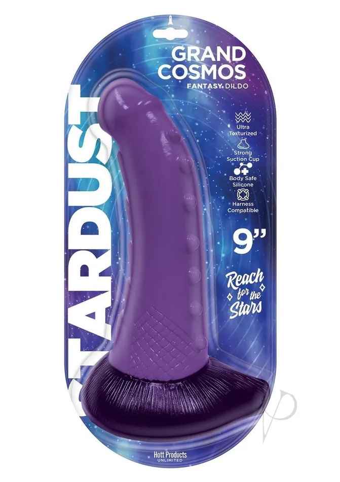 Stardust Grand Cosmos Silicone Alien Dildo Purple Hott Products Dildos