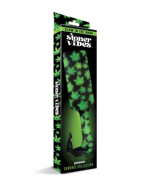 Stoner Vibes Female Sex Toys Stoner Vibes Glow in the Dark Paddle Green