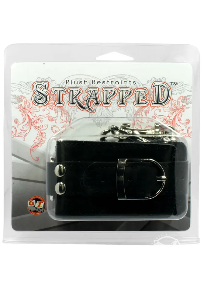 Strapped Plush Restraints Anal Strapped Plush Restraints Black