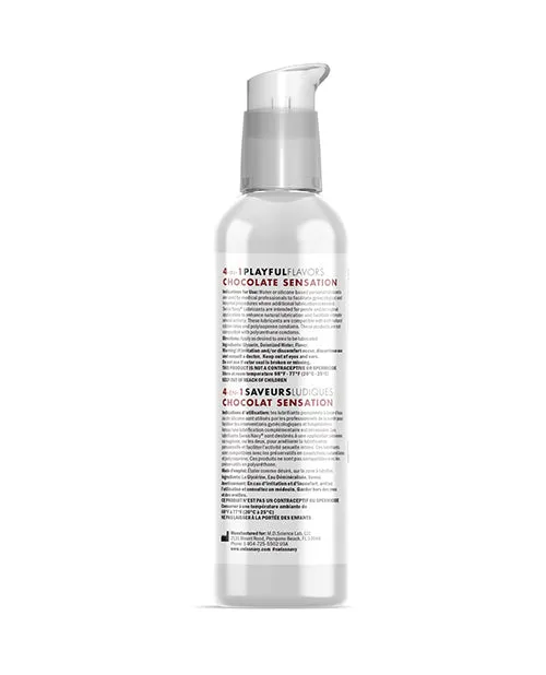 Swiss Navy Lubricants Swiss Navy 4 In 1 Flavored Lubricant 4oz Chocolate Sensation