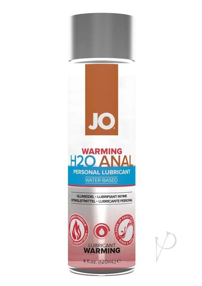 System Jo Anal JO H2O Anal Water Based Warming Lubricant 4oz