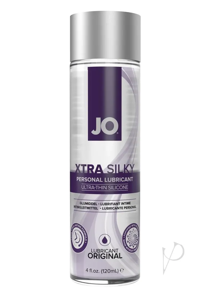 System Jo Lubricants JO Xtra Silky Thin Silicone Lubricant 4oz