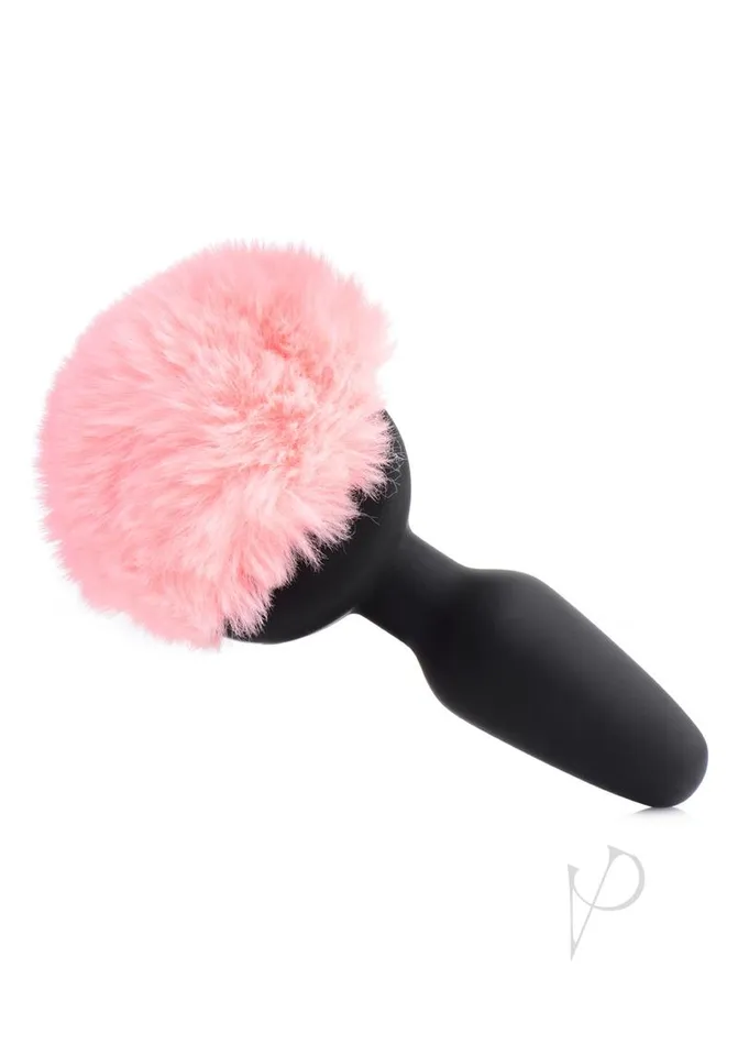 Tailz Male Sex Toys Tailz Vibrating Bunny Tail Anal Plug with Remote Control Pink