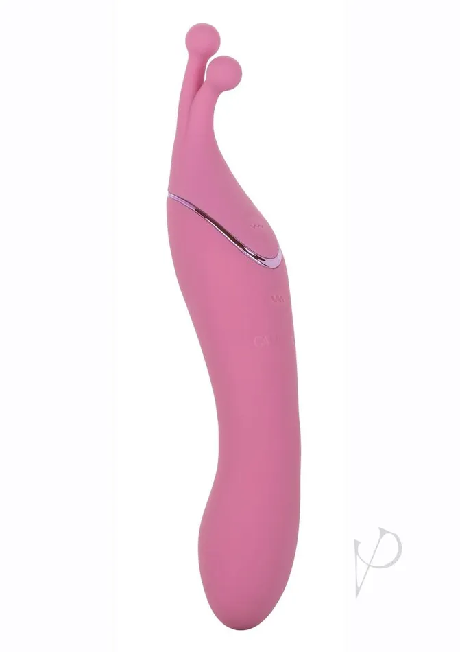 Tempt and Tease Kiss Rechargeable Silicone Vibrator with Clitoral Stimulator Pink Tempt And Tease Female Sex Toys Tempt and Tease Kiss Rechargeable Silicone Vibrator with Clitoral Stimulator Pink Tempt And Tease Female Sex Toys