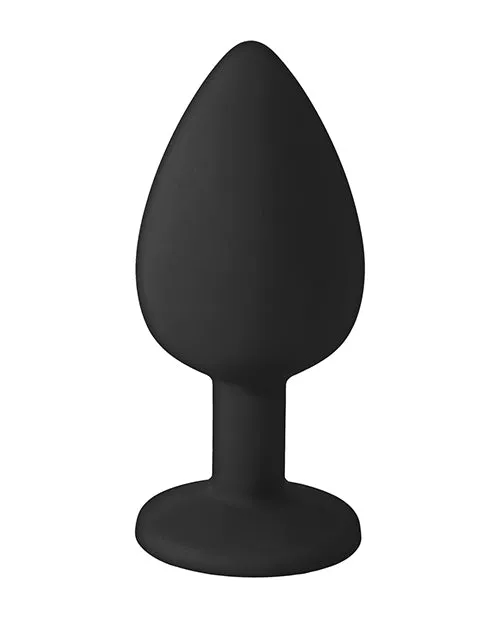 The 9s Anal The 9s Booty Talk Silicone Butt Plug Bad Girl Black