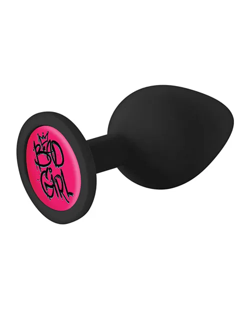 The 9s Anal The 9s Booty Talk Silicone Butt Plug Bad Girl Black The 9s Anal The 9s Booty Talk Silicone Butt Plug Bad Girl Black