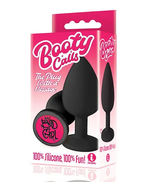 The 9s Anal The 9s Booty Talk Silicone Butt Plug Bad Girl Black The 9s Anal The 9s Booty Talk Silicone Butt Plug Bad Girl Black