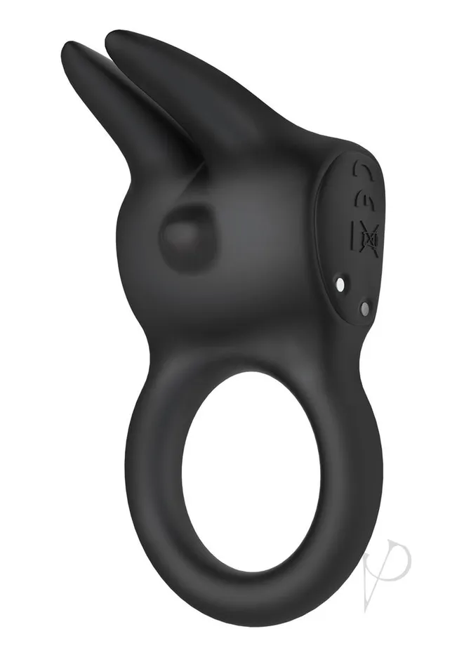 The Rabbit Company Vibrators The Rabbit Company The Rabbit Love Ring Rechargeable Silicone Couples Ring Black