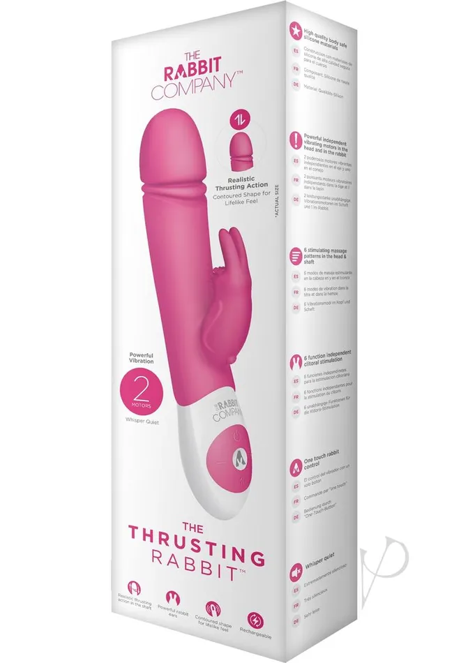 The Rabbit Company Vibrators The Rabbit Company The Thrusting Rabbit Rechargeable Silicone Rabbit Vibrator Pink The Rabbit Company Vibrators The Rabbit Company The Thrusting Rabbit Rechargeable Silicone Rabbit Vibrator Pink