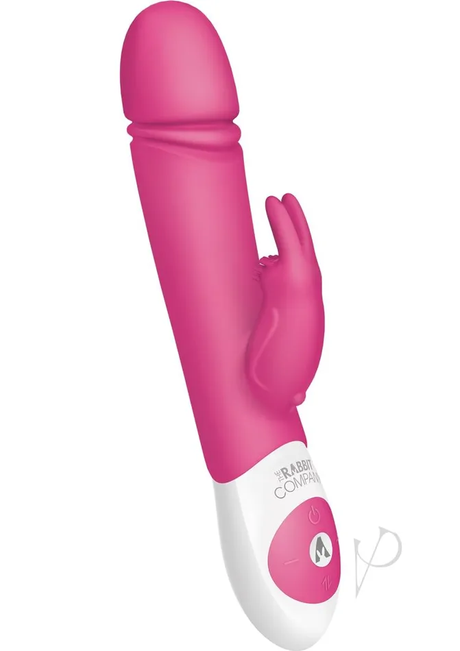 The Rabbit Company Vibrators The Rabbit Company The Thrusting Rabbit Rechargeable Silicone Rabbit Vibrator Pink