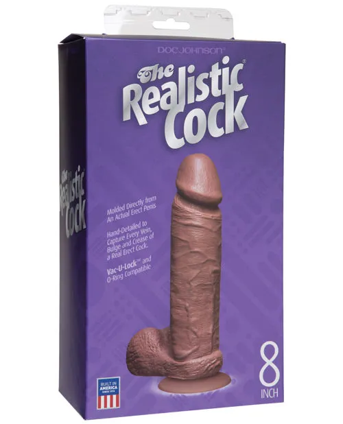 The Realistic Cock Dildo 8in Caramel The Realistic Cock Dildos The Realistic Cock Dildo 8in Caramel The Realistic Cock Dildos