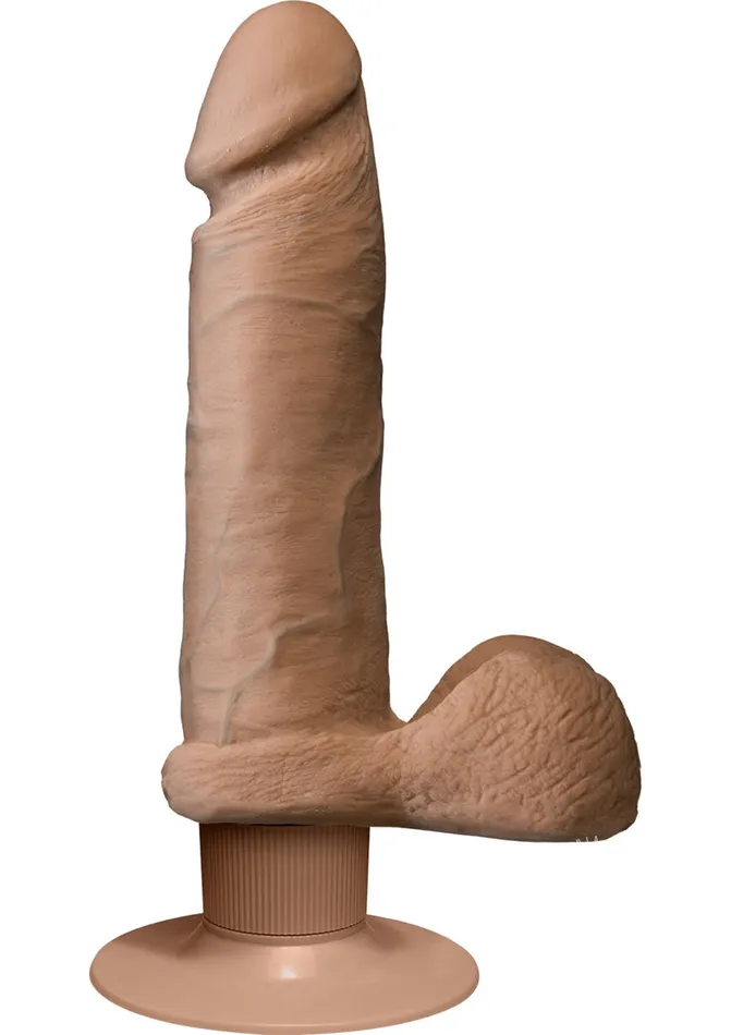 The Realistic Cock Dildos The Realistic Cock Ultraskyn Vibrating Dildo 6in Caramel The Realistic Cock Dildos The Realistic Cock Ultraskyn Vibrating Dildo 6in Caramel