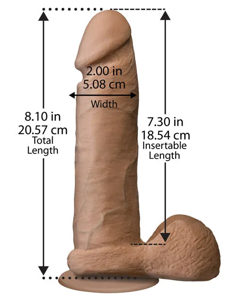 The Realistic Cock The Realistic Cock Ultraskyn Dildo 8in Caramel Dildos The Realistic Cock The Realistic Cock Ultraskyn Dildo 8in Caramel Dildos