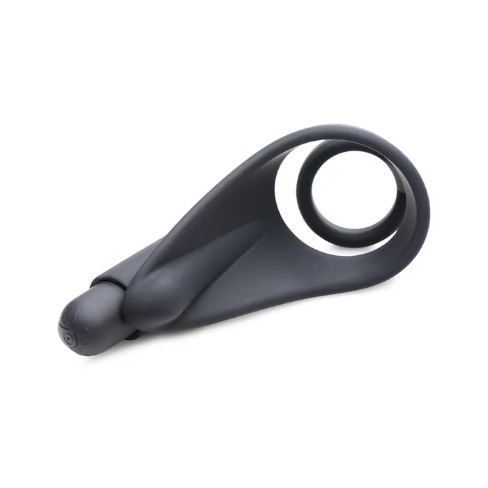 Trinity Men Male Sex Toys 7X Silicone CRing with Vibrating Taint Stimulator
