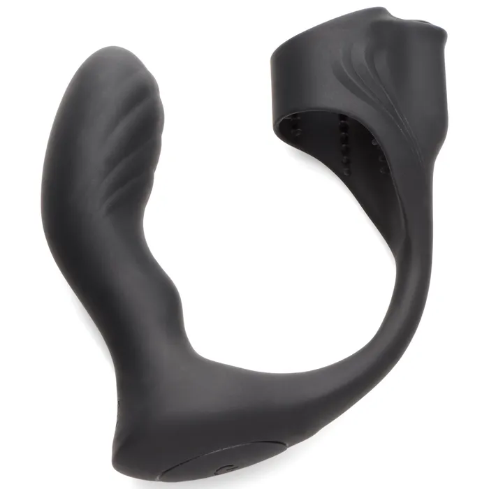 Trinity Men Male Sex Toys 7X Silicone Prostate Plug with Ball Stretcher and Remote