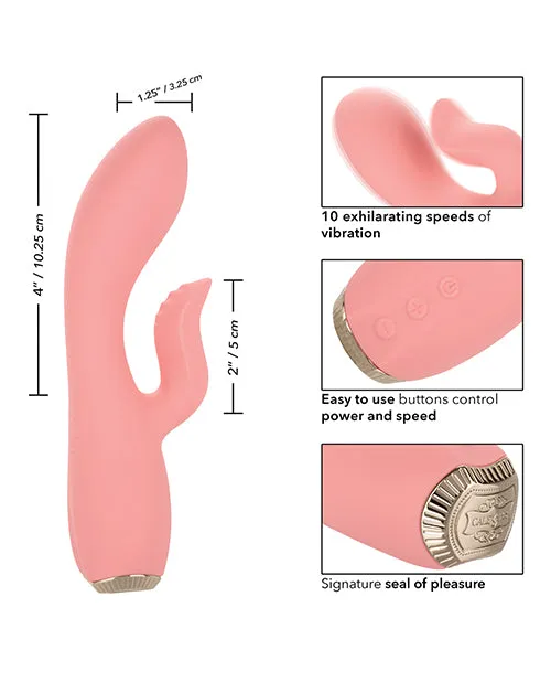 Uncorked Uncorked Zinfandel Rechargeable Silicone Rabbit Vibrator Pink Female Sex Toys Uncorked Uncorked Zinfandel Rechargeable Silicone Rabbit Vibrator Pink Female Sex Toys