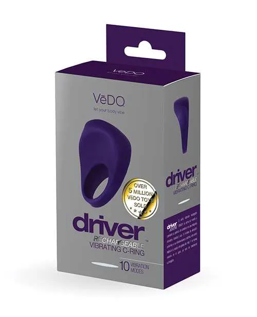 VeDO Driver Rechargeable C Ring Purple Vedo Vibrators