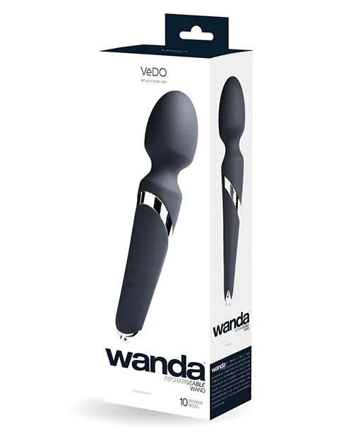 VeDO Wanda Rechargeable Wand Just Black Vedo Vibrators