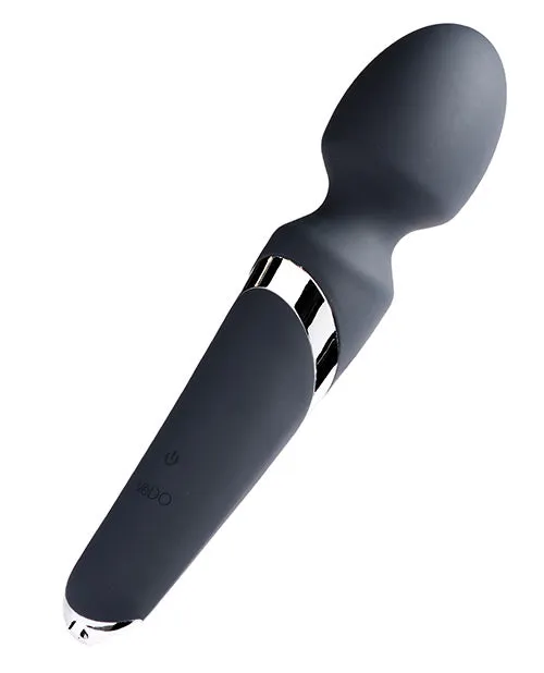 VeDO Wanda Rechargeable Wand Just Black Vedo Vibrators VeDO Wanda Rechargeable Wand Just Black Vedo Vibrators