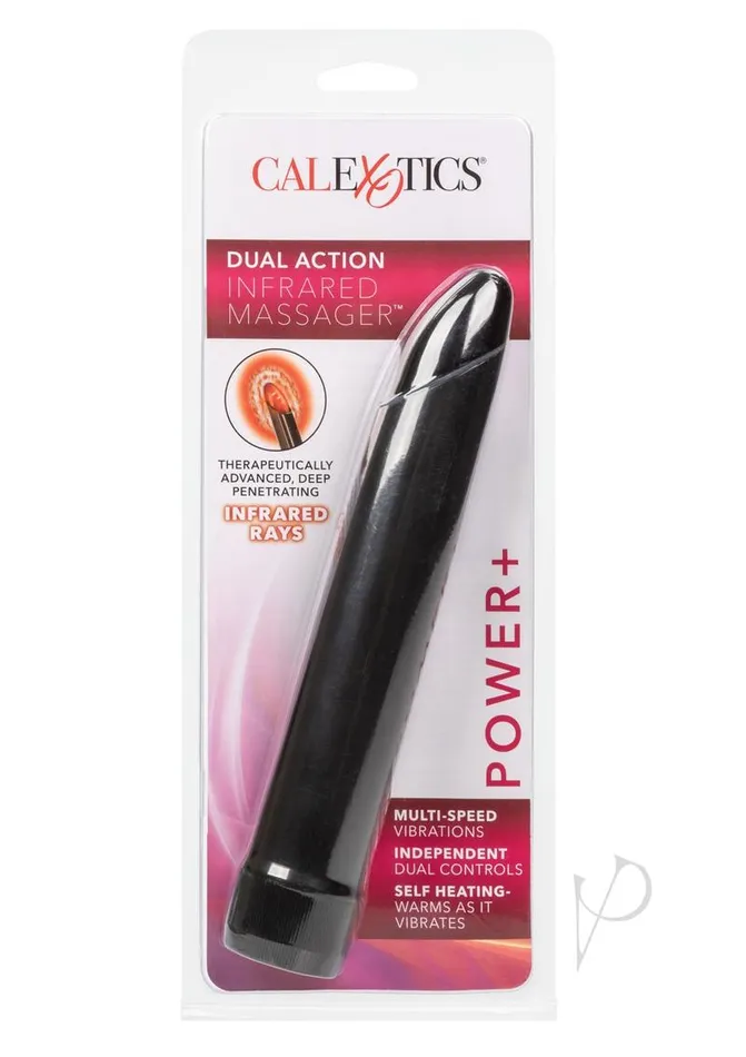 Vibrators Cal Exotics Dual Action Infared Vibrator Black