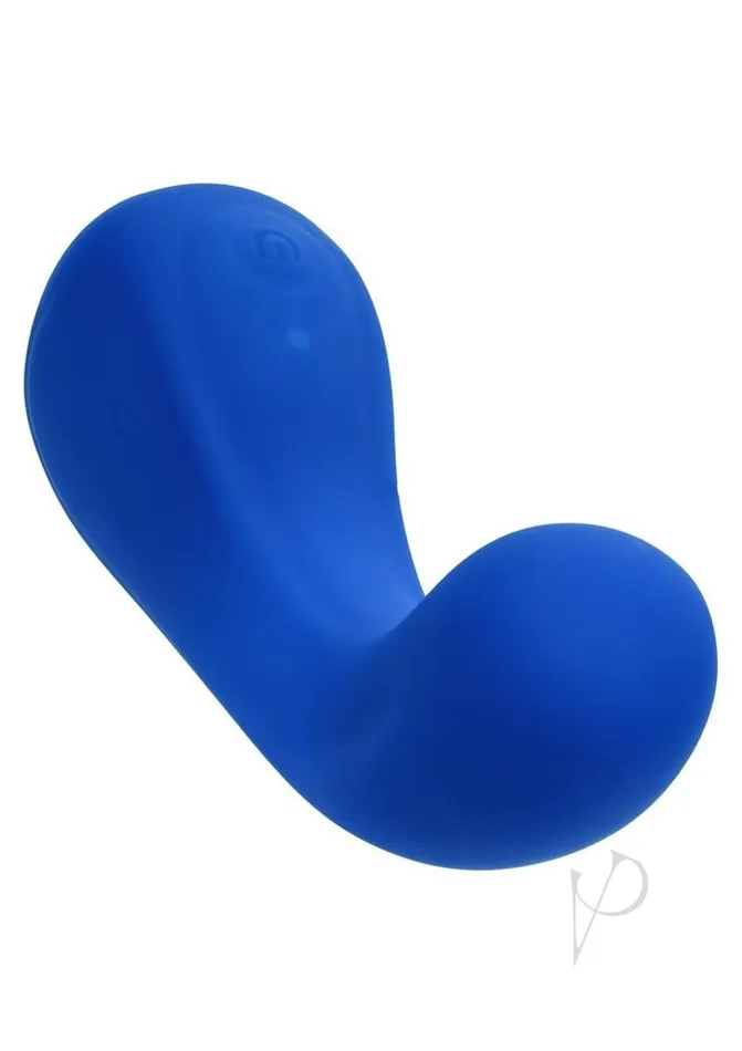 Vibrators Cascade Curve Rechargeable Silicone Vibrator Blue Cascade Vibrators Cascade Curve Rechargeable Silicone Vibrator Blue Cascade