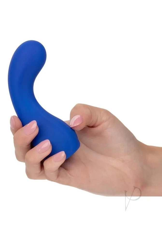 Vibrators Cascade Curve Rechargeable Silicone Vibrator Blue Cascade Vibrators Cascade Curve Rechargeable Silicone Vibrator Blue Cascade