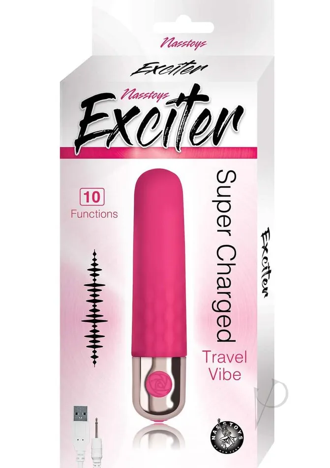 Vibrators Exciter Exciter Travel Vibe Rechargeable Silicone Vibrator Pink