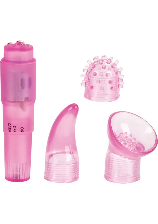 Vibrators First Time First Time Travel Teaser Wand Massager Kit Pink Vibrators First Time First Time Travel Teaser Wand Massager Kit Pink