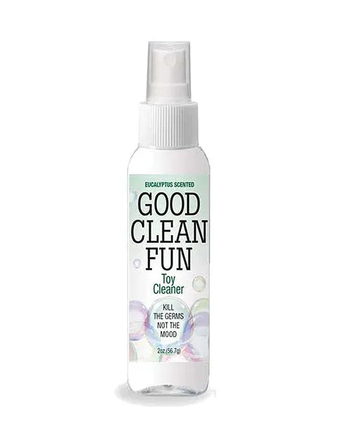 Vibrators Good Clean Fun Good Clean Fun Toy Cleaning Spray Eucalyptus 2oz
