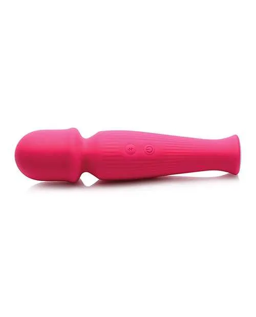 Vibrators Gossip Curve Toys Gossip Silicone Vibrating Wand 10x Magenta