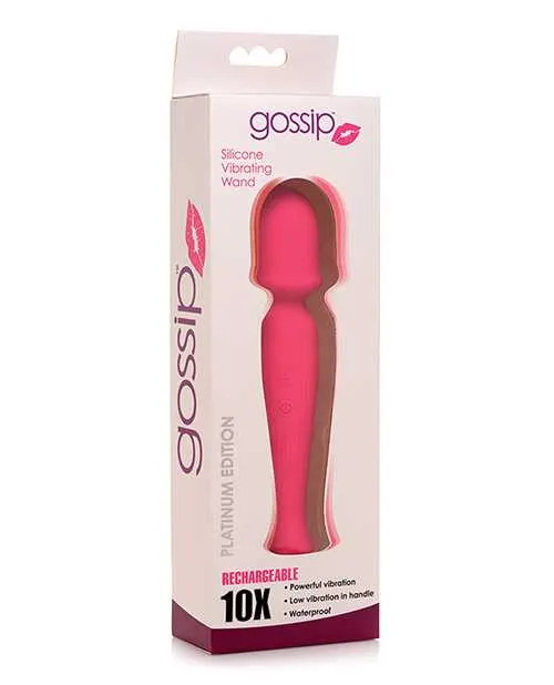 Vibrators Gossip Curve Toys Gossip Silicone Vibrating Wand 10x Magenta Vibrators Gossip Curve Toys Gossip Silicone Vibrating Wand 10x Magenta