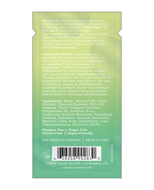 Vibrators Jelique Joy Buzzer Mojito Twist Foil 4 ml Vibrators Jelique Joy Buzzer Mojito Twist Foil 4 ml